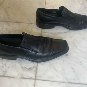 ECCO Minneapolis Mens Black Danish Leather Bicycle Toe Slip-On Loafer Shoe 11 45